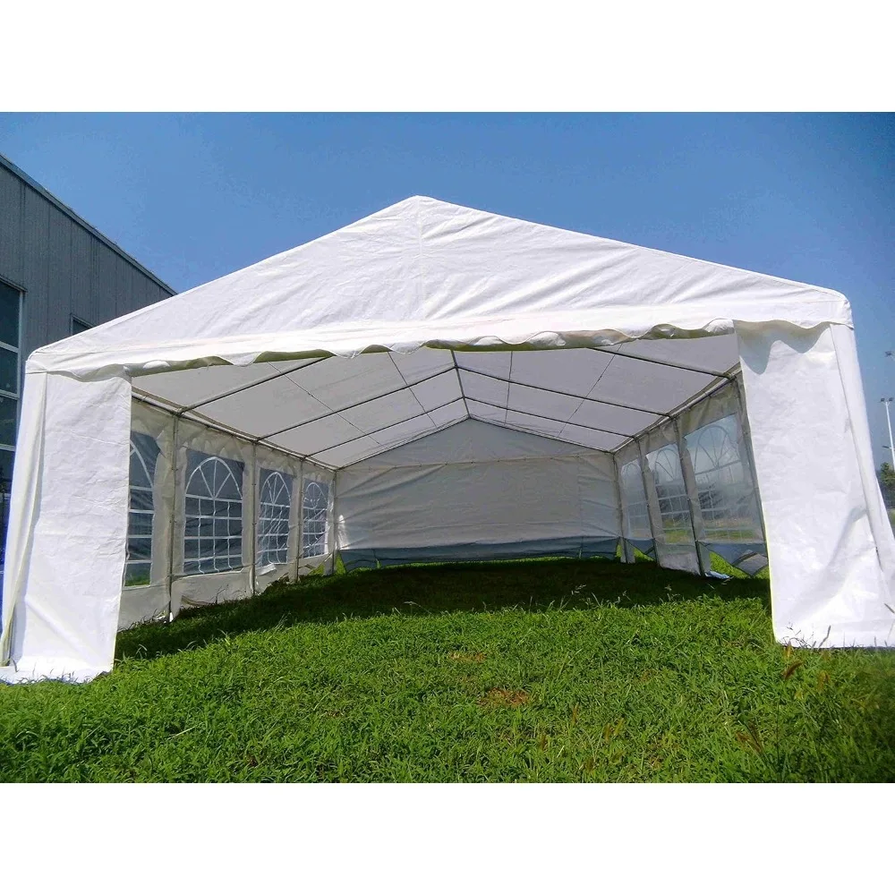 

Party Tent 16x26 Heavy Duty Large White Canopy Commercial Fair Shelter Wedding Events Canopy Tent