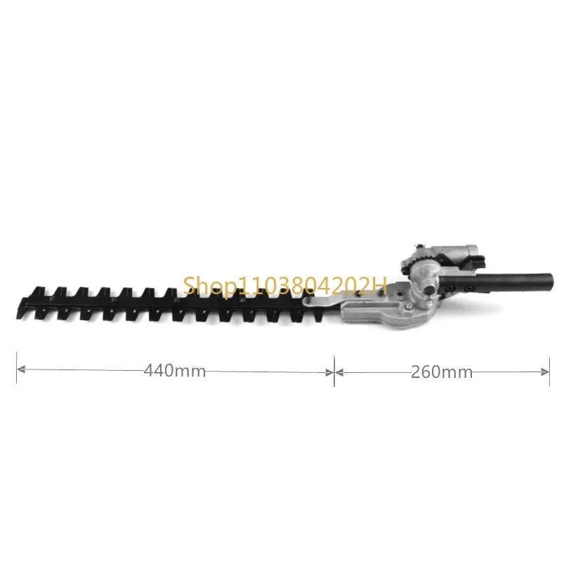 Hedge Trimmer head 26mm/28mm 7/9 Spline 5.3mm Square High Pole Brush Grass Cutter Harvester mower For Garden Tools Spare Parts