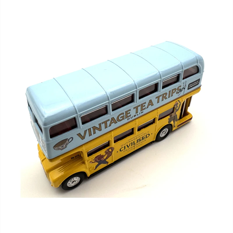 OXFORD Maßstab 1:76 Diecast Alloy London AEC Doppeldecker Bus Spielzeugauto Modell Nostalgie Klassisches Erwachsenen-Souvenirgeschenk Statische Anzeige