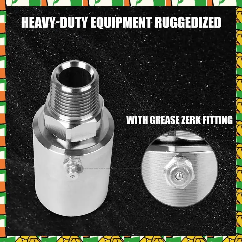 

Профессиональный инструмент 5124-Ni-AL 1/2 дюйма MXF Поворотные катушки для шлангов для тяжелых условий эксплуатации Поворотные катушки со смазкой и шланговыми катушками Замена 9SS8MP50XFP