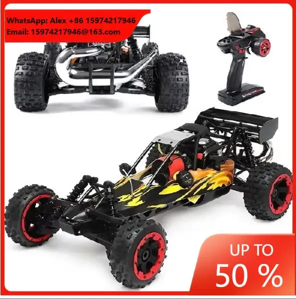 Rofun Racing Baha 1:5 Scale 29cc Gas RC Buggy Truck RTR Metal Chassis 80km/h 2.4G 300m Range Expert For Hobbyists