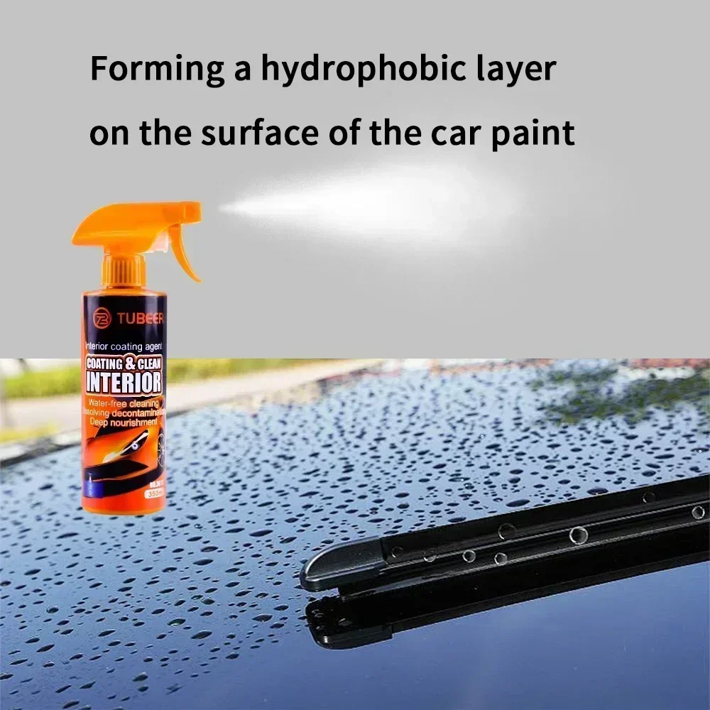 Car Interior Coating Agent Multiple Purpose Water-Free Spray for Cars Care Refurbished To Decontaminate and Dust Remover