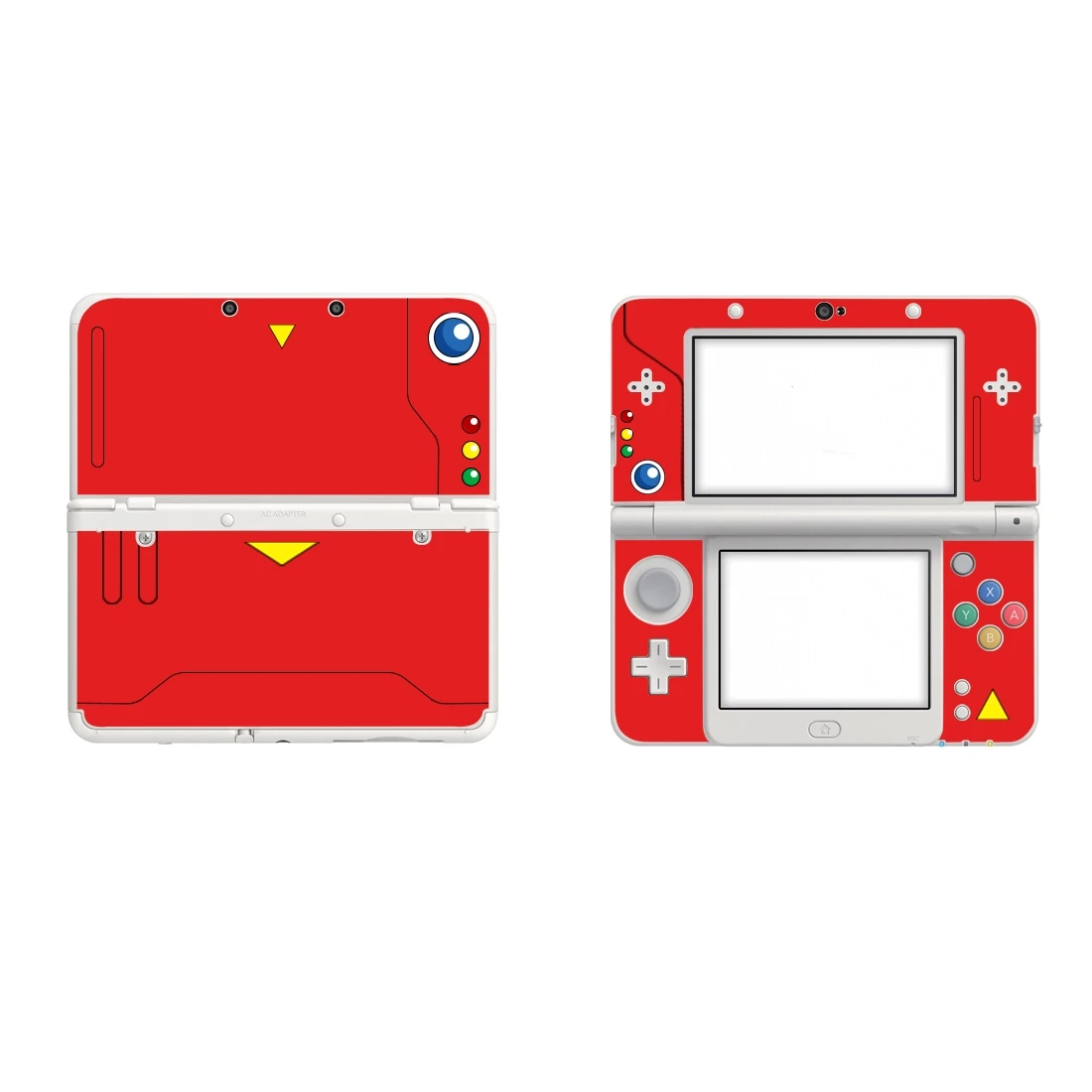 Custom Design Red Skin Sticker For Old 2DS 3DS XL LL for New 2DS XL 3DS Controller Vinyl Skin Sticker Protector Accessories