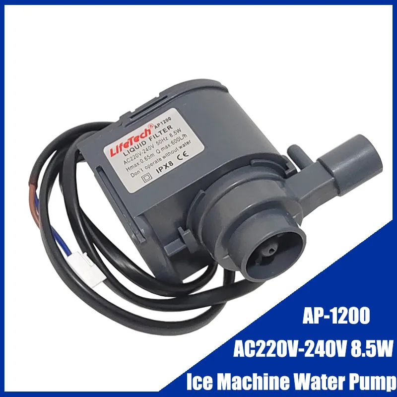 AP-1200 Ice Machine Water Pump AC220V-240V 50HZ 8.5W Circulation Submersible Pump HZB-50 60 80