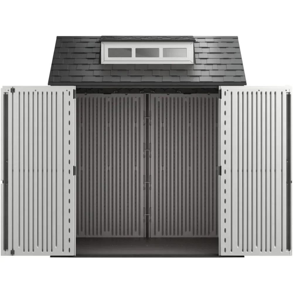

Resin Outdoor Storage Shed with Floor Garage with Door