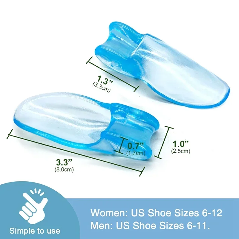 1 Pair Silicone Gel Bunion Toe Corrector Orthotics Straightener Separator Pain for Hallux Valgus Corrector De Juanetes 무지외반증