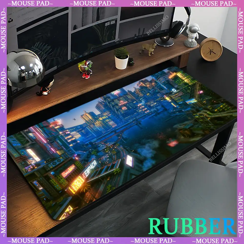 Desk mats Mouse Computer cabinet pads Desktop accessories Pad Ergonomic mouse pads C_cyberpunk Oversized DIY