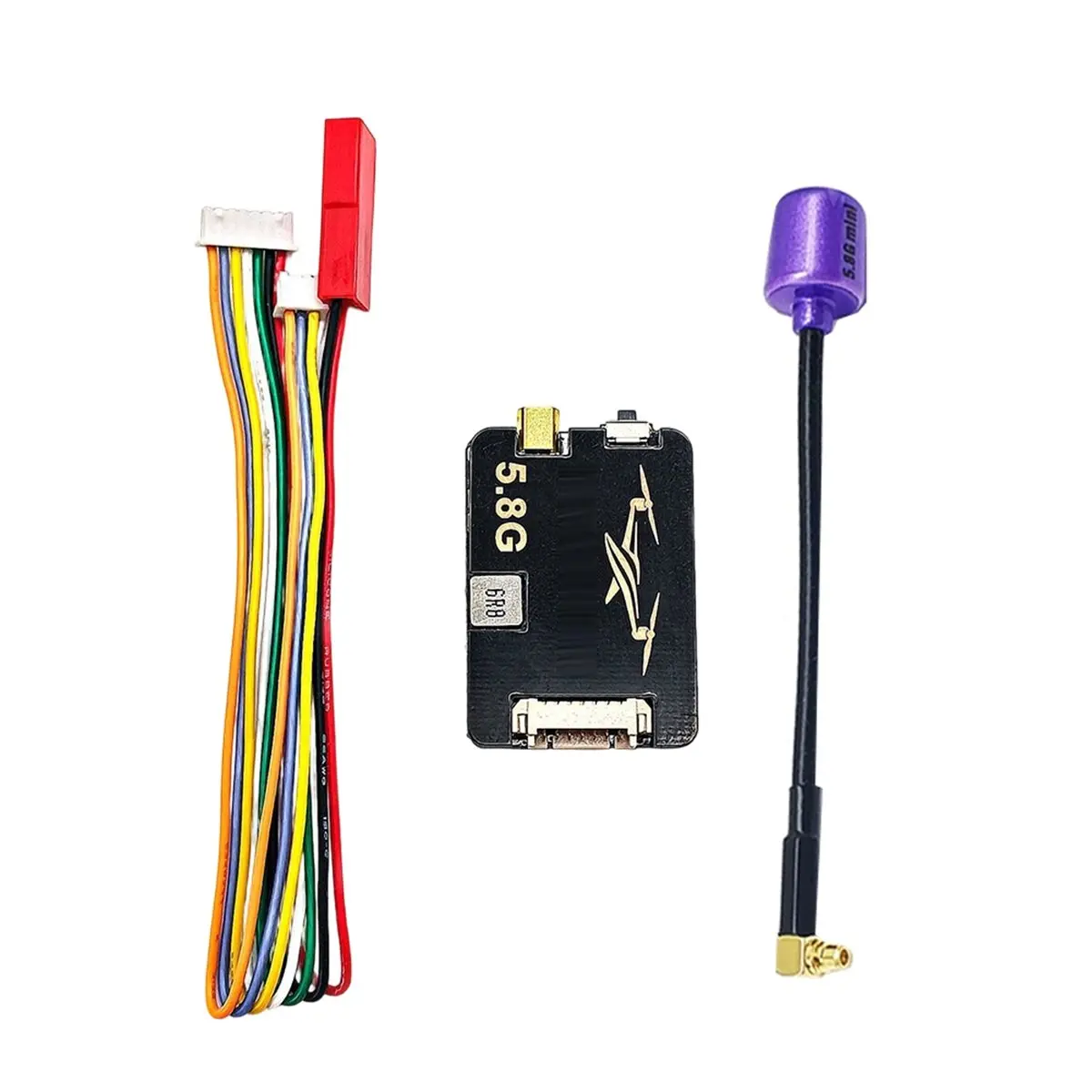 A64K 5.8G 1.2W FPV VTX 48CH 1200mW FPV Video Audio Transmitter Pit/200/500/800/1200mW MMCX Connector for RC FPV Drone