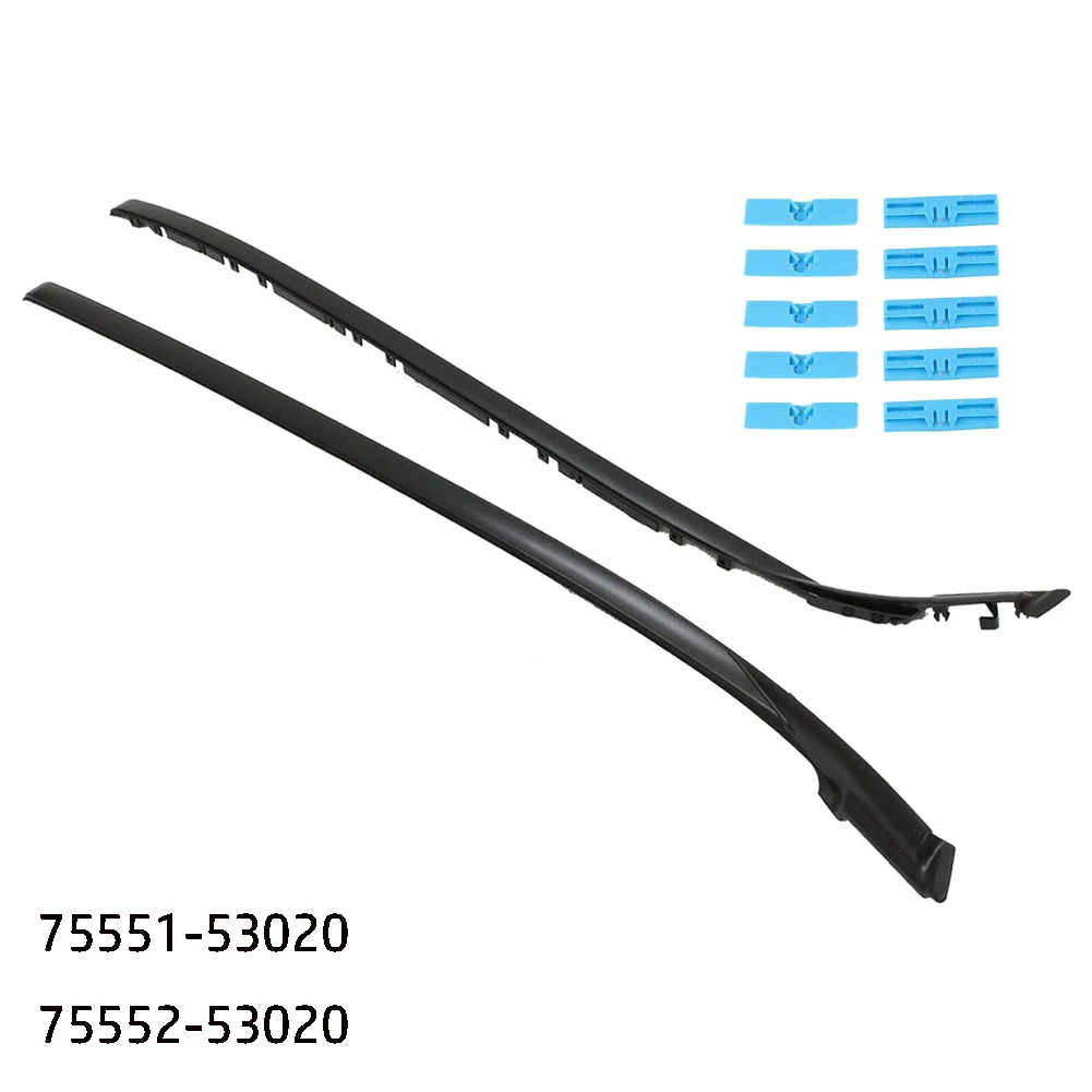 

Car Windshield Pillar Molding LEFT+RIGHT Kit W/CLIPS For LEXUS ISF IS250 IS350 75552-53020,75545-53011 Replacement Accessories