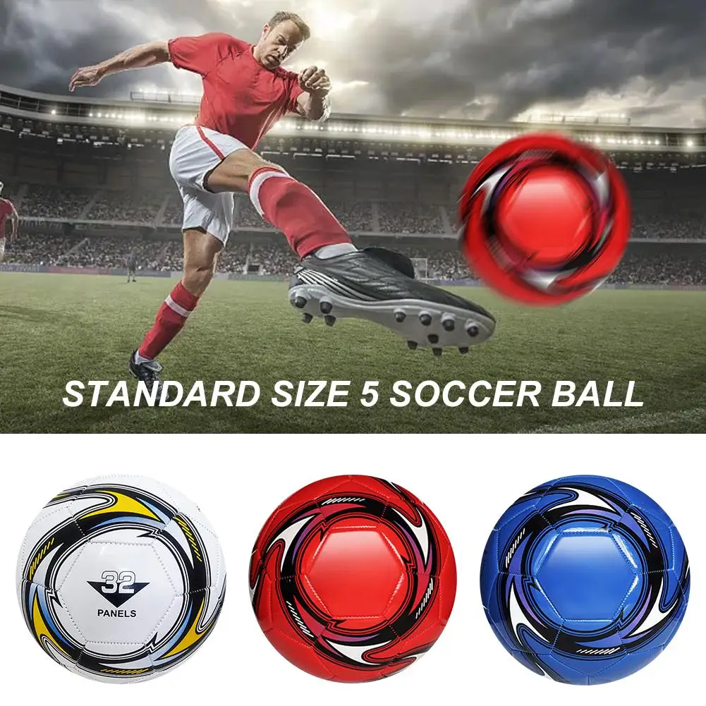 Standard Size 5 Soccer Ball Leakproof Campus Football Rubber Elastic Wear Soccer New Resistant Football Ball I8y7