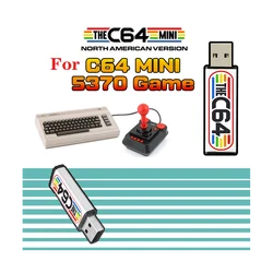 USB Stick for C64 Mini Retro Game Console Plug and Play USB Stick U Disk Game Disk with 5370 Games