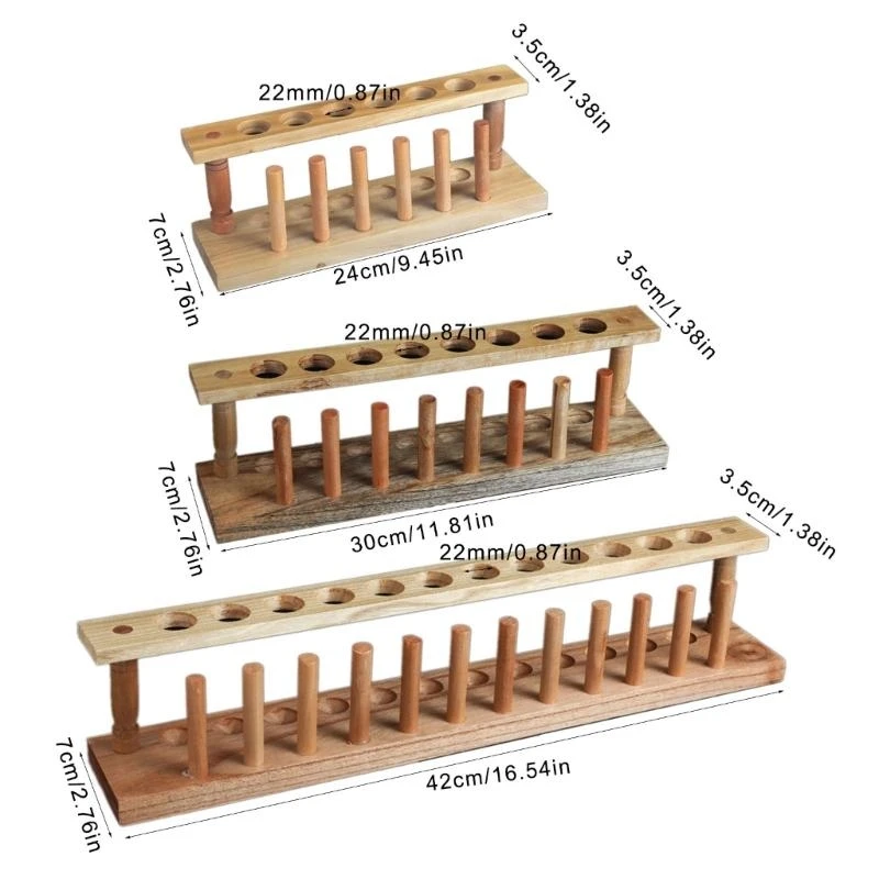 Деревянная стойка для тестовой трубки 22 мм тестовая труба держатель стойка центрифужных труб