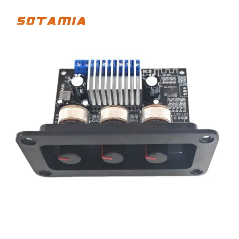 SOTAMIA 240W High-power 2.1 Subwoofer Bluetooth Amplifier Board 2x60W+120W Car Power Amplifier HIFI Audio Amplificador DC12-24V
