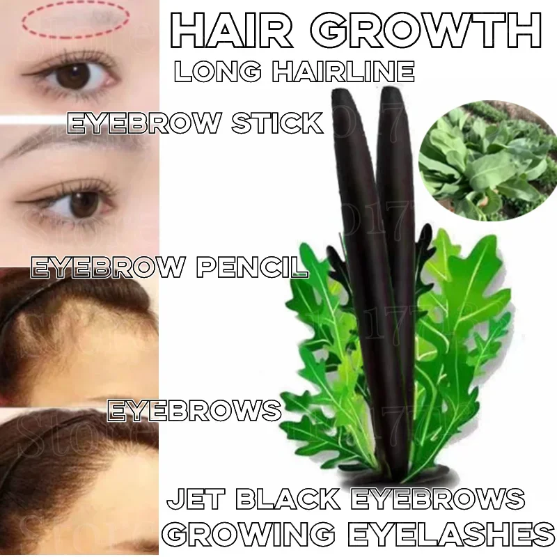 Usma Grass Stick Powder Growth Hairline Mascara Usman Hair Growth Black Hair Eyebrow Pencil Hair Growth Thickening Eyelashes