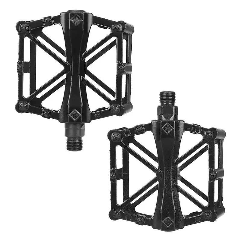 RTENTE-Aluminum Alloy Double Ball Pedal Lever Bicycle Ball Pedal Mountain Bike Aluminum Alloy Pedal