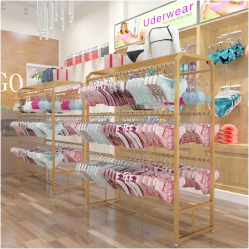 Underwear Display Rack, Loja de varejo Design, Custom, Venda quente