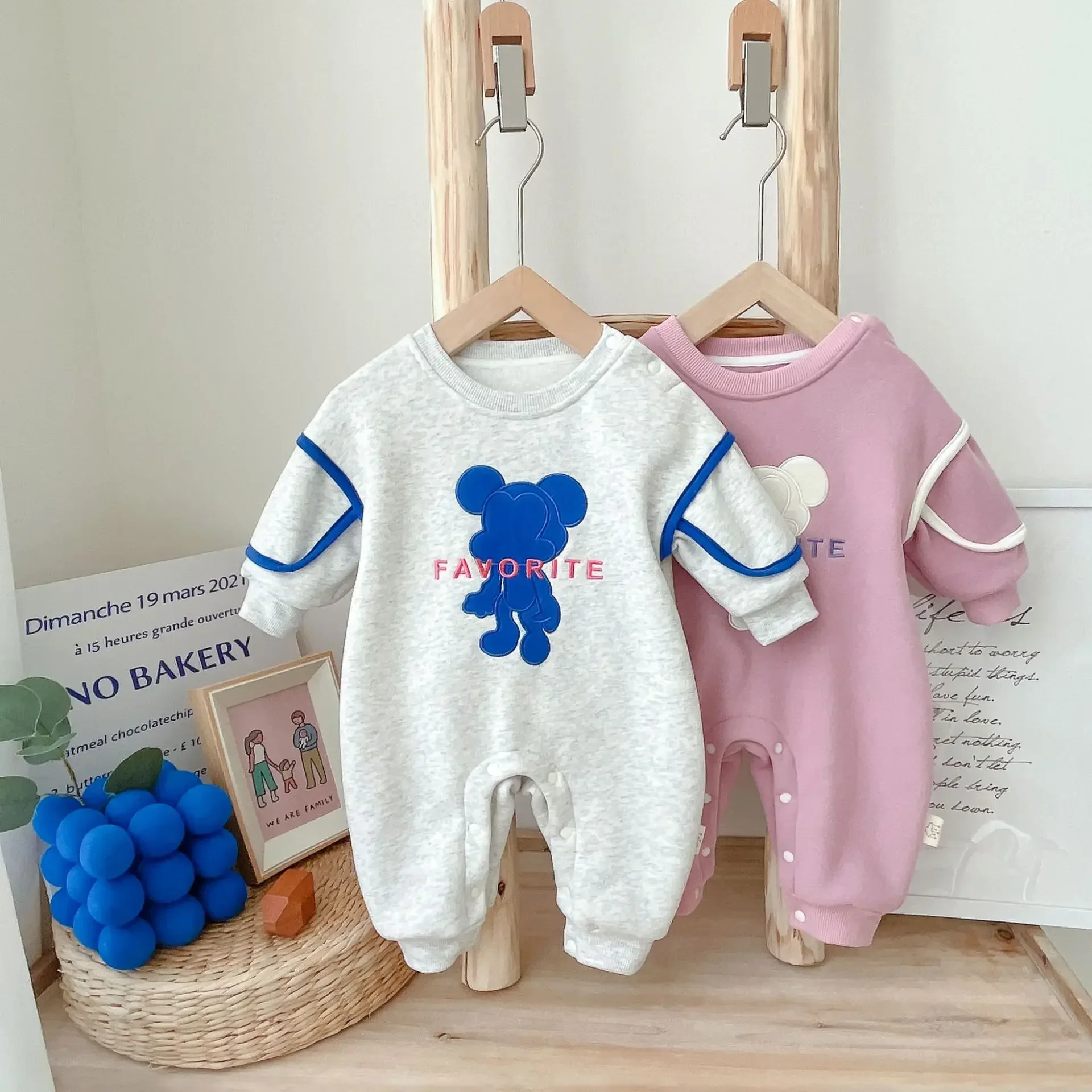 

Baby Clothes Outdoor Onesies Super Fashionable Baby Girl's Bodysuit & One-piece Autumn Baggy Internet Celebrity Hug Rompers