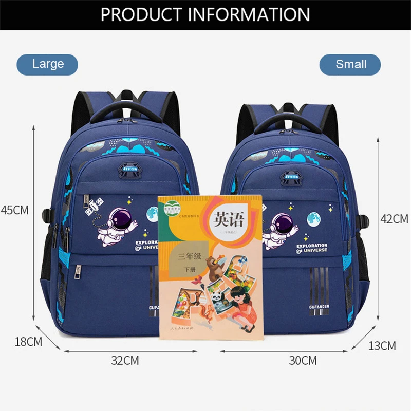 Kids Backpack Children School Bags For Boys Orthopedic School Backpack Waterproof Primary Hand Rucksack Book Sac Mochila Escolar