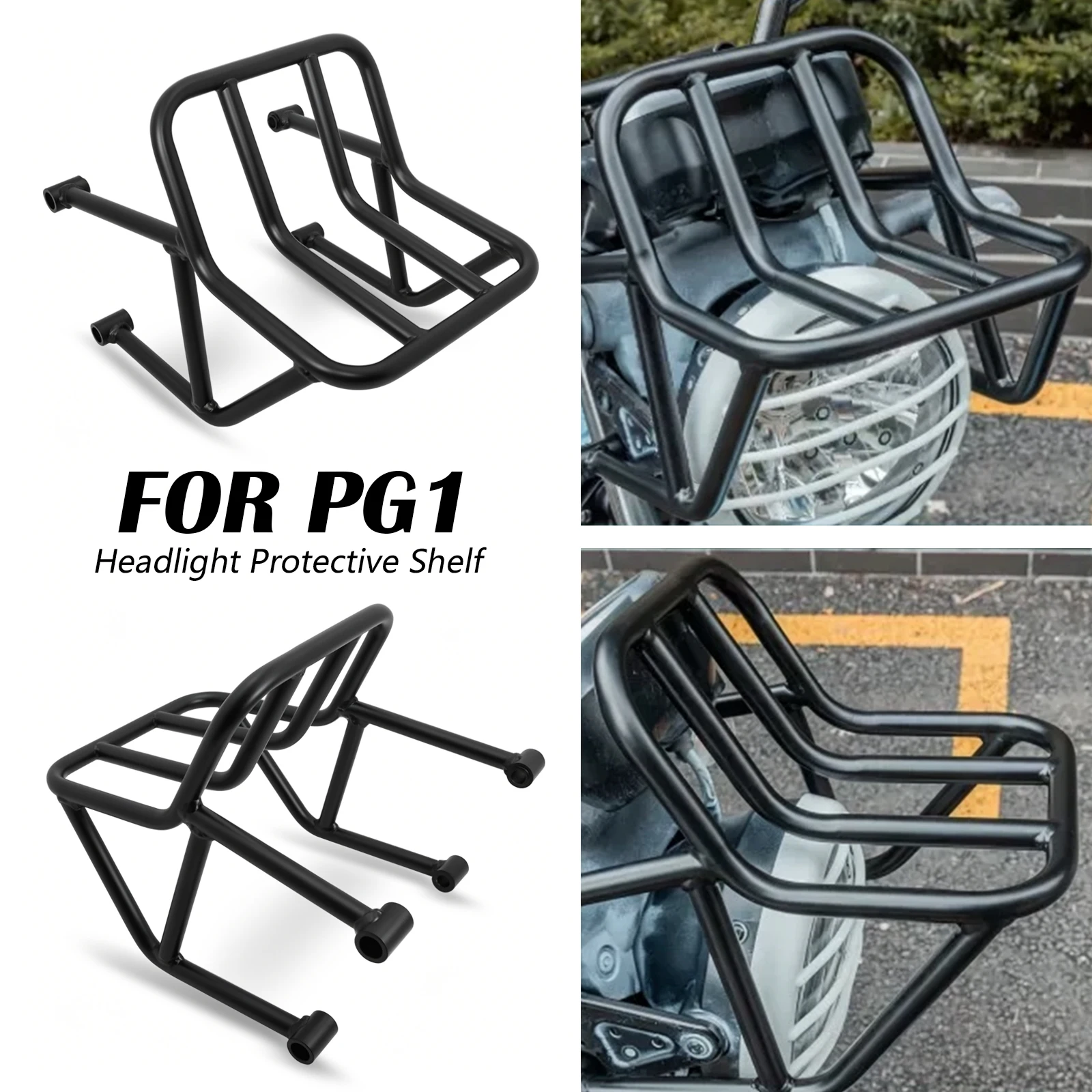 

FOR Yamaha PG-1 Motorcycle Accessories Headlight Protective Shelf Front Shelf Headlight Top Travel Bag Holder
