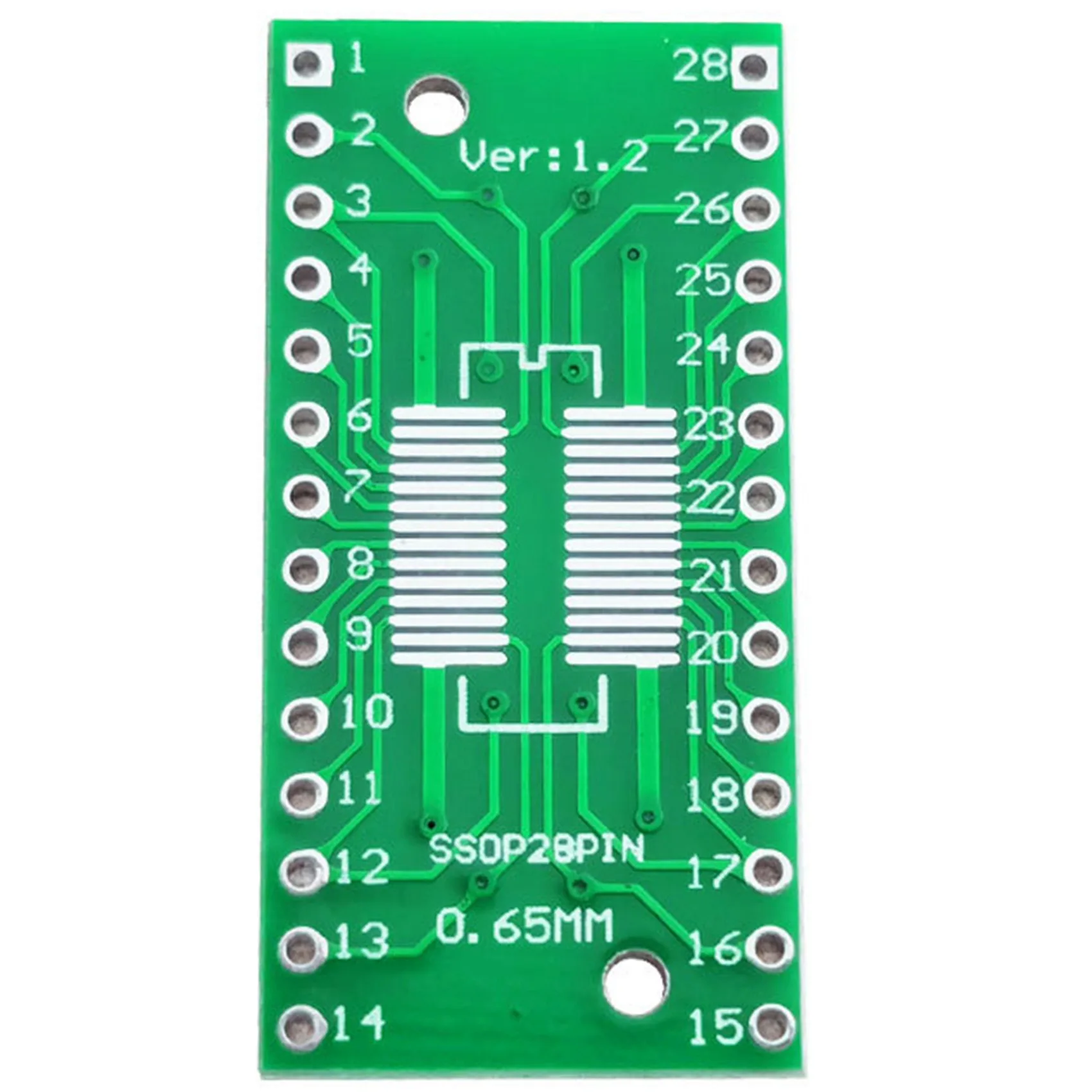 50Pcs/Lot TSSOP28 SSOP28 SOP28 to DIP28 Transfer Board DIP Pin Board Pitch Adapter IC Adapter Board