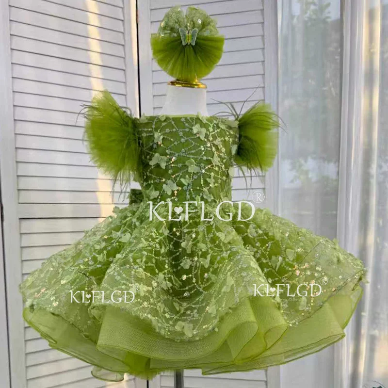 

New Elegant Girl Christmas Dress Flower Wedding Cake Flower Cake Dress Gorgeous Chair Princess Party Wine Club Evening Dress