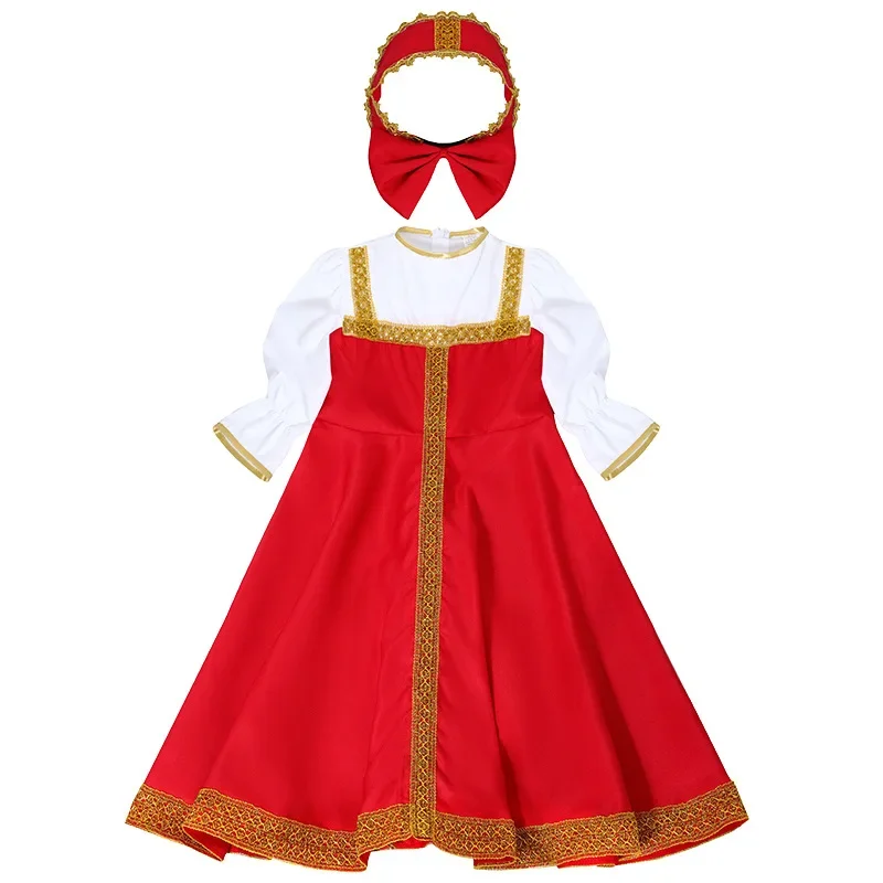 Party Costumes Carnival Children\'s Costumes Costumes for Women Halloween Russian Traditional Costumes for Girls Children\'s Day