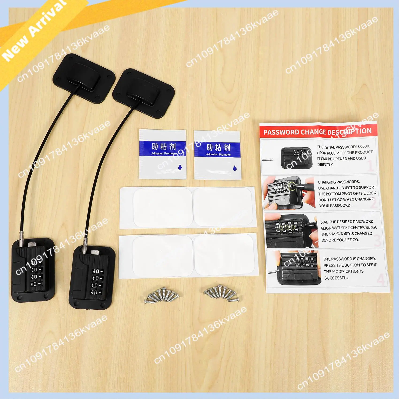 M01K 2 Packตู้เย็นล็อครหัส,ตู้เย็นล็อคสําหรับเด็กปลอดภัย,เด็กความปลอดภัยตู้ล็อคหน้าต่าง,เด็กประตูล็อค