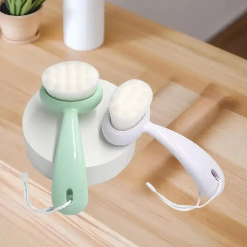 Pore Cleaner​​ Wash Face Brush Deep Cleaning Facial Care Facial Exfoliator Brush​​ Blackhead Soft ​​Face Cleansing Brush​​