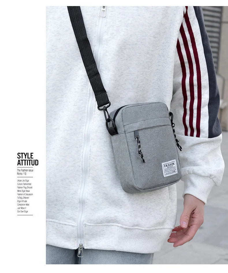 Men's Summer Crossbody Bag Lightweight Portable Small Backpack for Commuting Mobile Phone Bag Ideal for Work