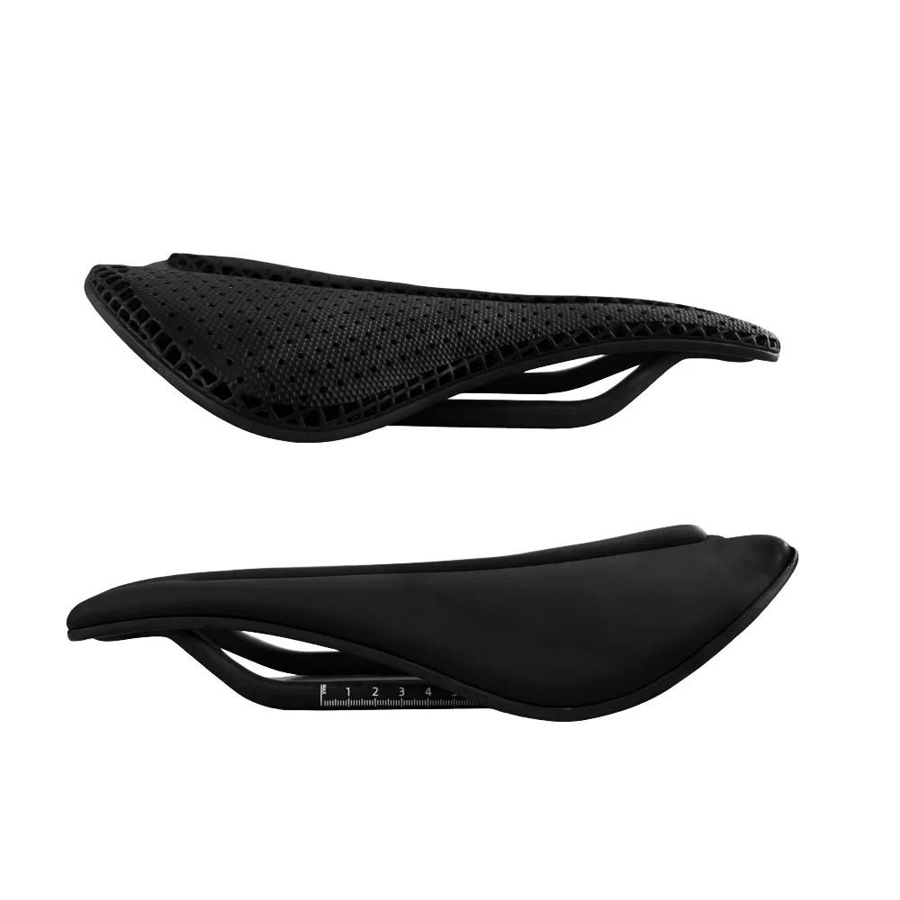 

3D Printed Comfortable Breathable Ultralight Hollow Carbon Road Bike Saddle Cycling Seat Part Top Choice for Cyclists