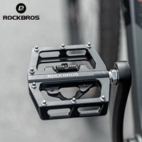 ROCKBROS 2 In 1 Bicycle Pedals With SPD System Cleat MTB Road Aluminum Anti-slip Sealed Bearing Bike lock Pedal Accessories