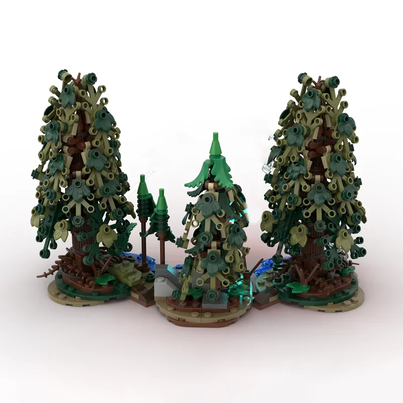 468pcs MOC HP Modular Forbidden Forest The Harry Pottered Model Toy Building Blocks Christmas Gifts DIY Idea Brick Birthday view 3