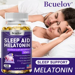 Sleep Advanced Melatonin, A Triple Action Formula That Calms The Mind and Helps You Fall Asleep Faster and Sleep Longer 50 Mg