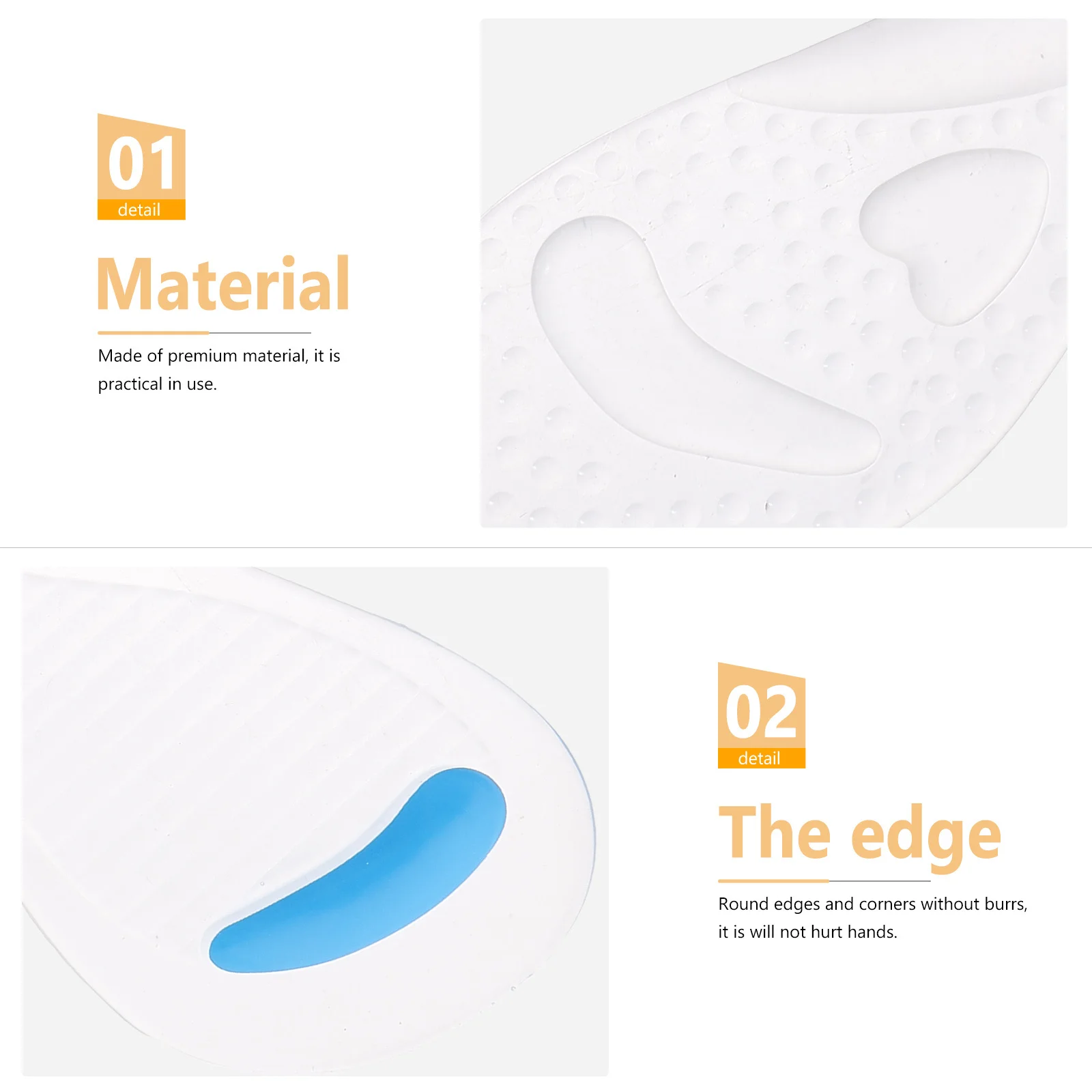 

10 Pcs High Heel Insole Protectors for Shoes Gel Pads Insoles Liner Heels Support Insert Cushions Inserts Women's
