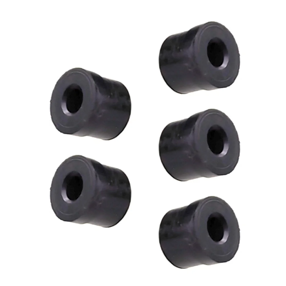 5 Pcs Trombone Upholstered Repair Tools Accessories Trumpet End Covers Black Slide Rubber