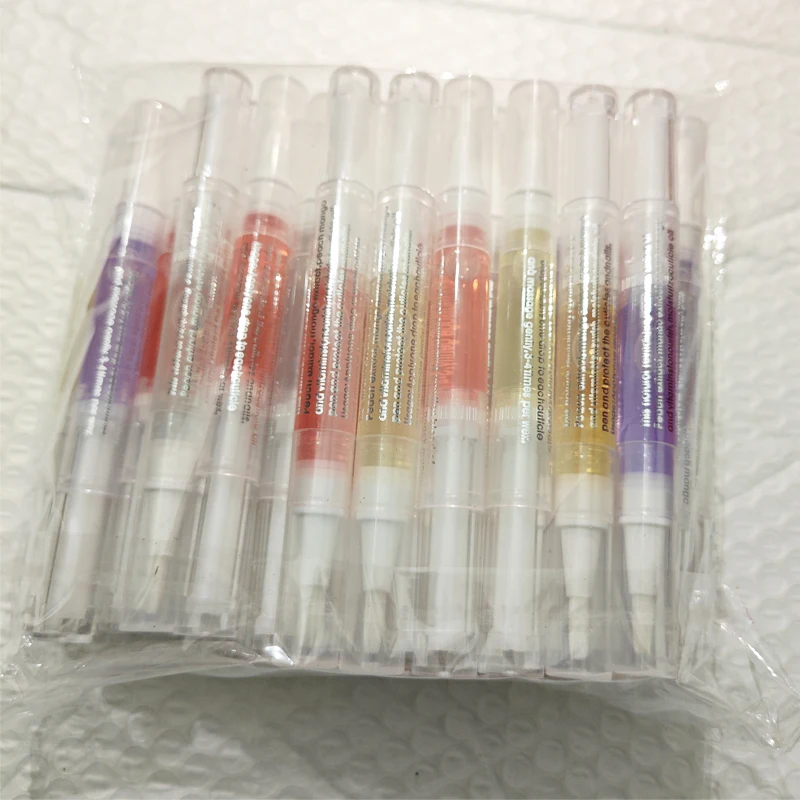 60 قطعة من أقلام زيت بشرة الأظافر المختلطة من كيورتيكل أوناسيت دي كيوتيكولاس أوناس تليين تغذي البشرة منتجات العناية بالأظافر