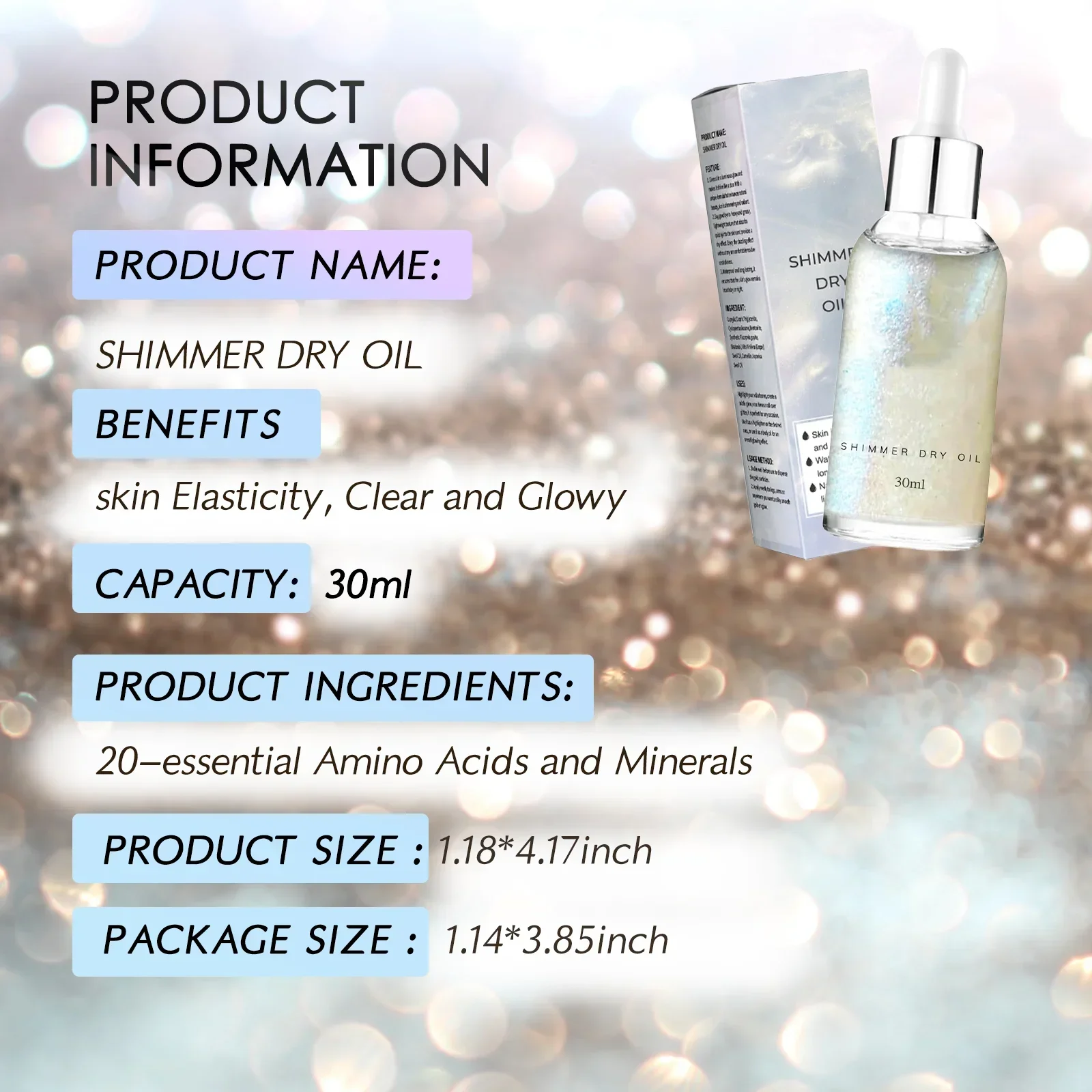 ダイヤモンドハイグロスグリッターオイルメイクアップハイライターオイルシャイニーハイライト防水長持ちフェイスボディメイクアップコスメティック