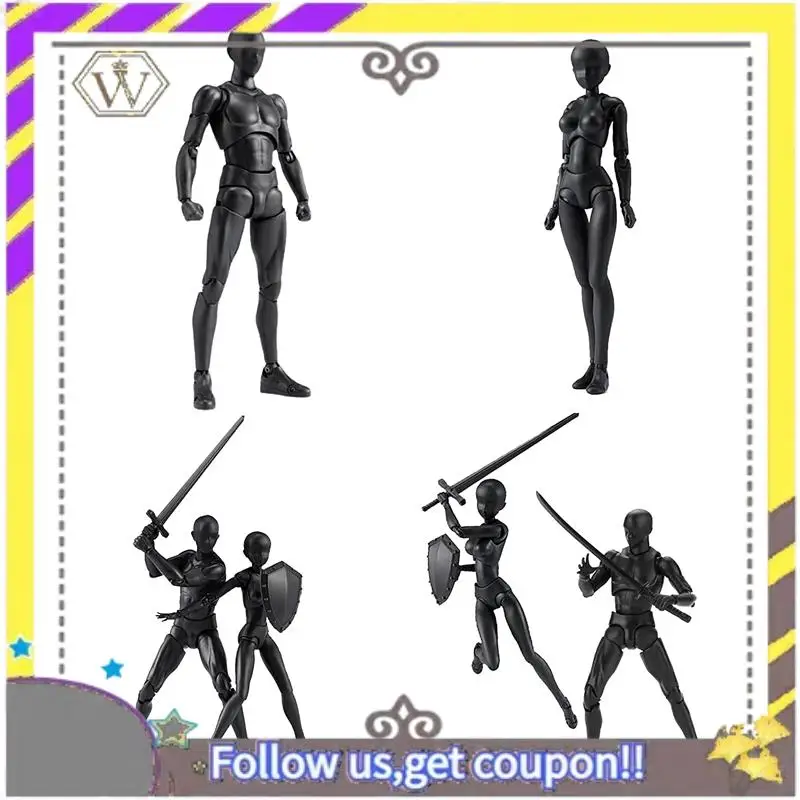 New Action Figures PVC Model With Box Drawing Figure Models For Artists(Female+Male)