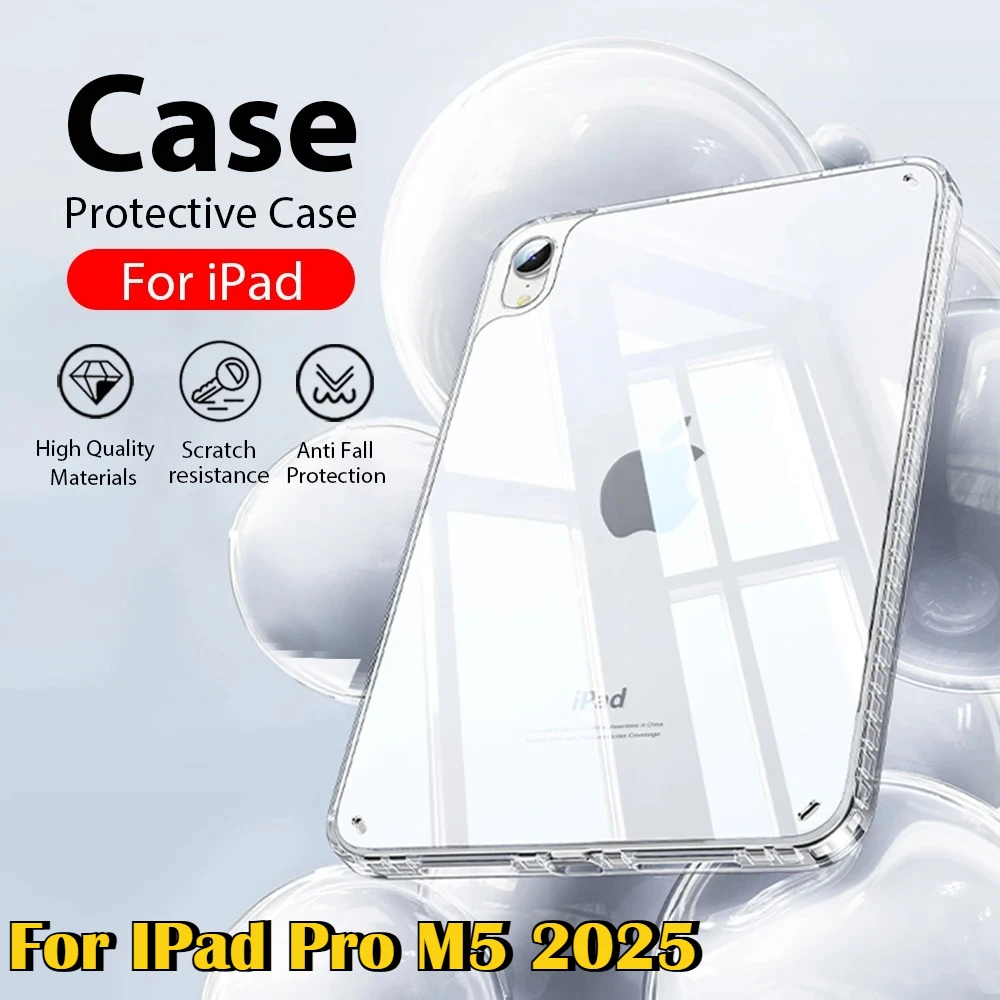 

Противоударный чехол с защитой по четырем углам для iPad M5 M4 Pro Air 11 13 12.9 M3 M2 A16 11-го 10-го 9-го поколений 5 4 3 Mini7 6 10.2 (2026)