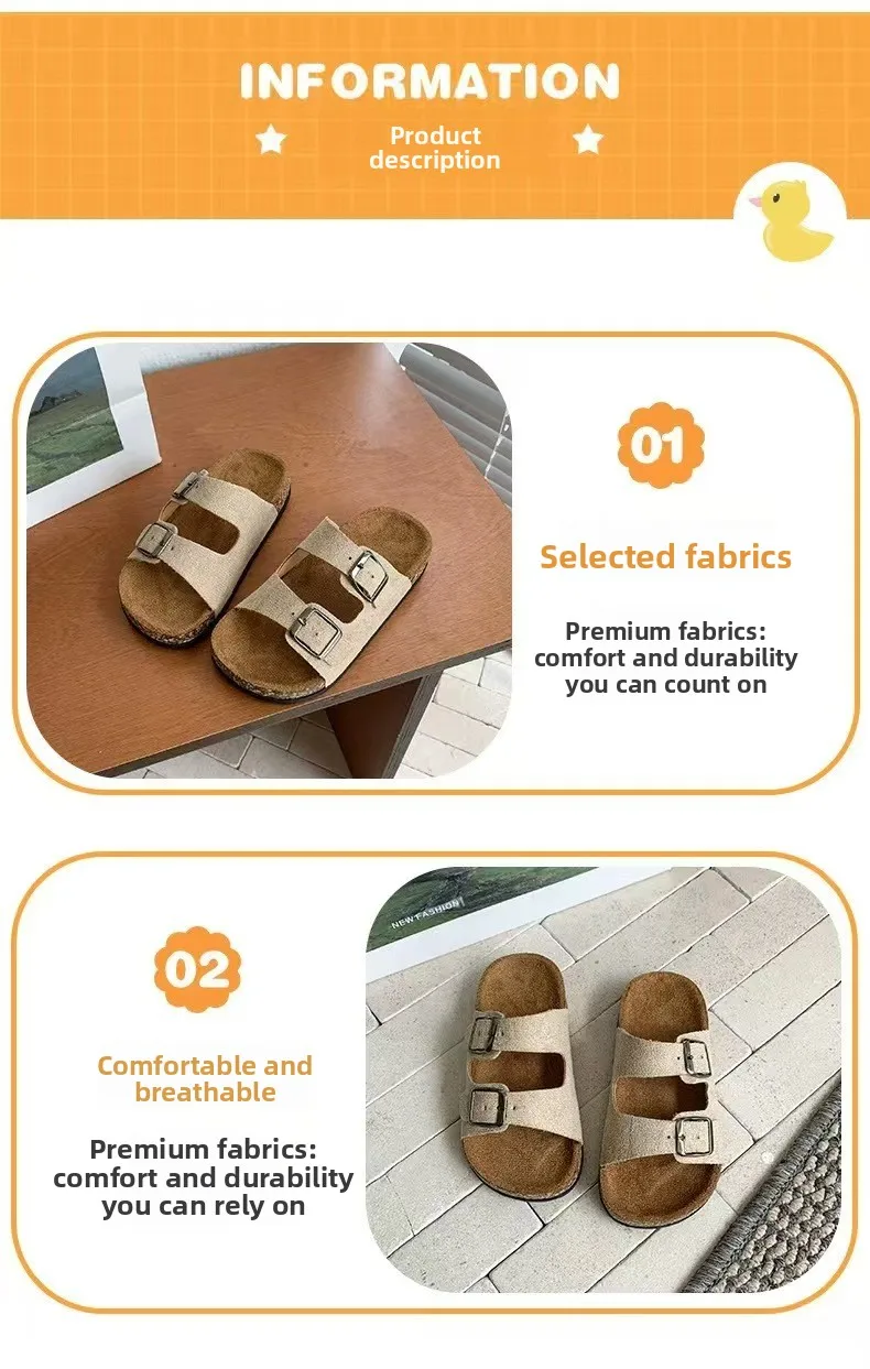Einfache Kinderpantoffeln Sommer Kleinkind Dickbesohlte Freizeitschuhe Schüler Outdoor-Sandalen Kinder-Kieselstein-Schuhe Bequem Atmungsaktiv – Detail 11