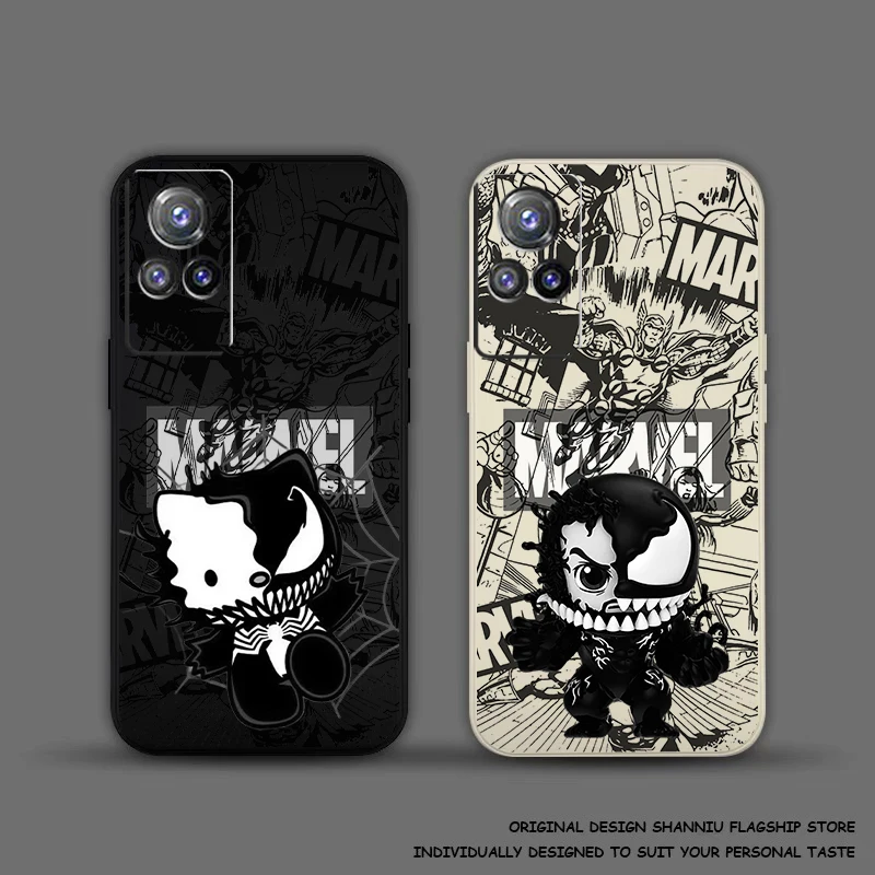 

Marvel Venom Hello Kitty For VIVO Y91 Y85 Y83 Y79 Y77 Y76S Y75 Y73 Y73S Y72 Y70S Y67 Y66 Y35 Y53 Y55S Phone Case Coque