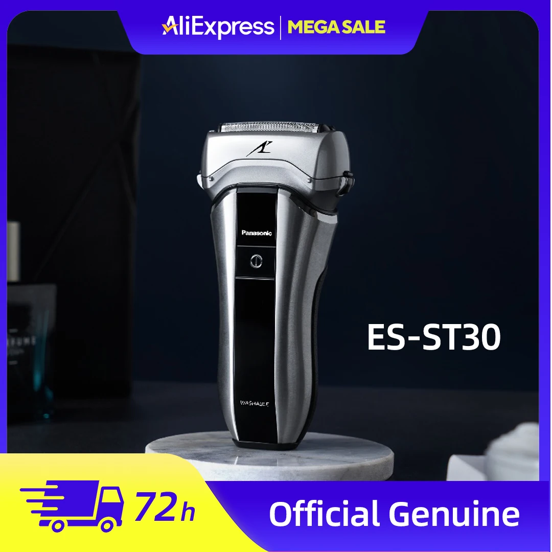 

Panasonic Electric Shaver Anlai Steel 3-Blade Full-body Washable Travel Portable Electric Shaver Made In Japan Smaller Body