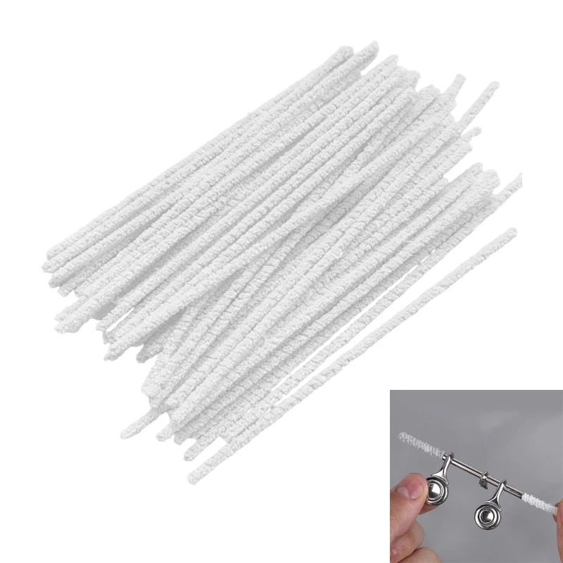 100 قطعة من أنابيب الناي والآلات الموسيقية ملحقات أدوات التنظيف الصحية