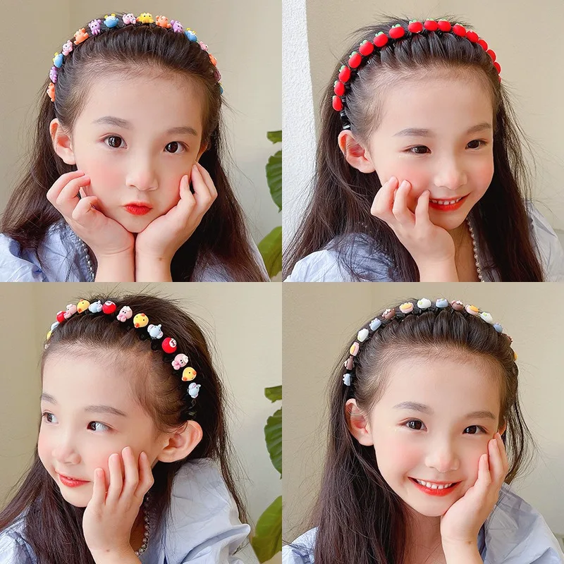 Hair Accessories for Girls Ties Headbands Band Bandeaux Scrunchie Bandana Fashion Haarband Korean Tiara Cheveux Fille Kids Cute