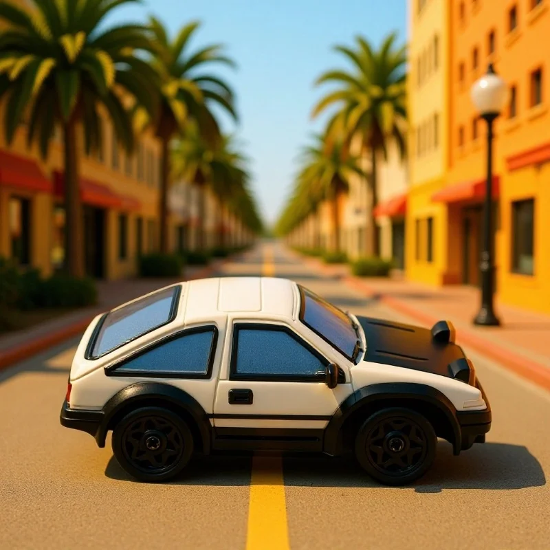 Miniaturowy zdalnie sterowany model samochodu AE86 do driftu, zabawka dla dzieci, symulacja wyścigów, gra na biurko, zabawka edukacyjna.