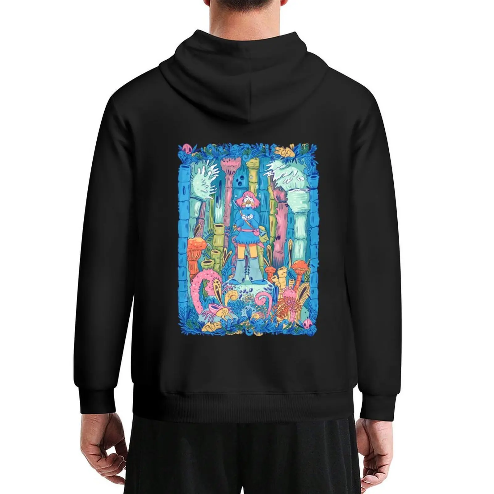 

Toxic Jungle Hoodie japanese style korean clothes korean autumn clothes graphic t shirts men tracksuit