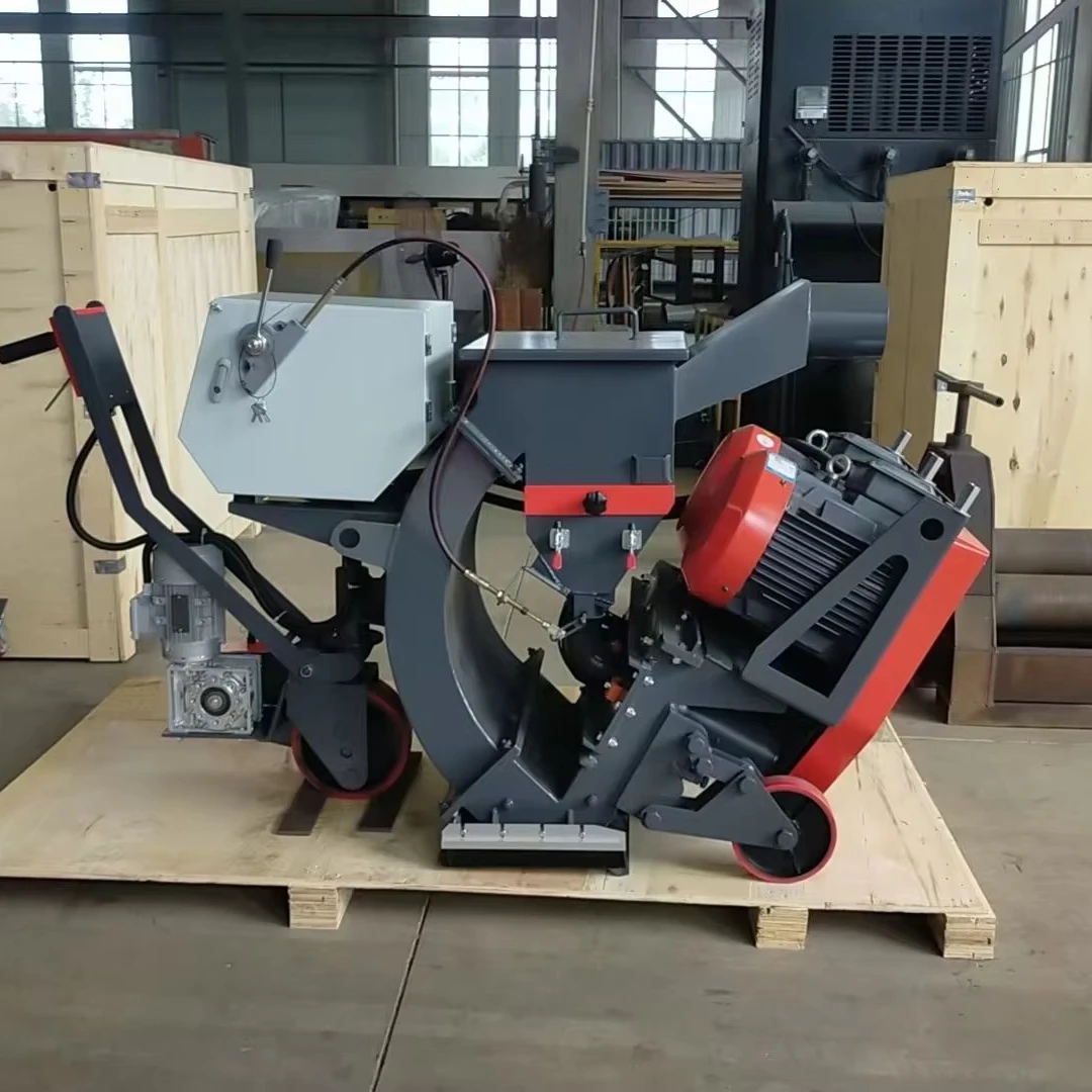 Heavy Duty Industrial 850mm Hand Push Shot Blasting Equipment For Metal Plate Surface Preparation And Rust Removal Cleaner Tool