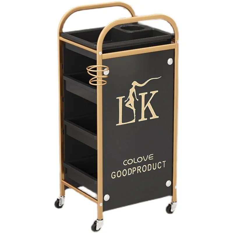 Hairdresser Tool Salon Trolley Rolling Barber Lash Tattoo Salon Trolley Spa Esthetician Carrito Auxiliar Salon Furniture