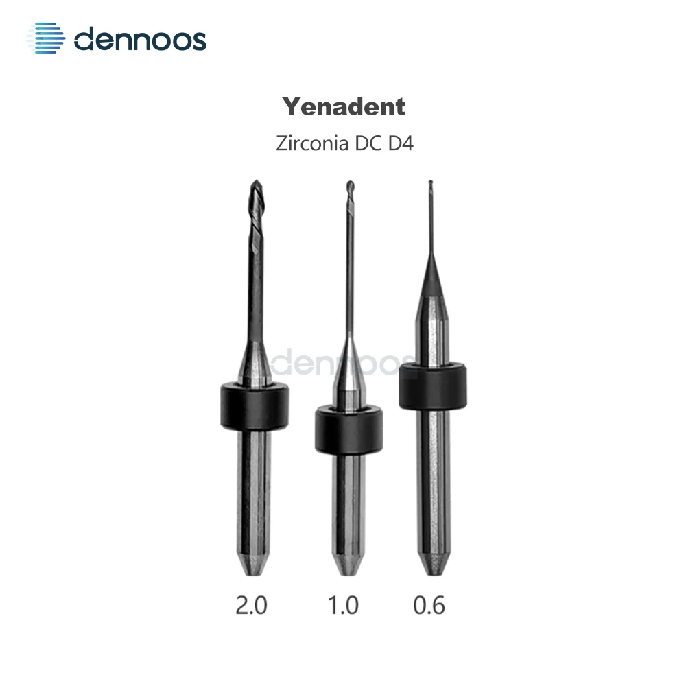 Dental-Zirkonoxid-Fräser D3/D4 mit DC-Beschichtung für alle Marken wie Amann/Sirona/ARUM/UP3D/Zirkonzahn/Roland/Yureca – Detail 7