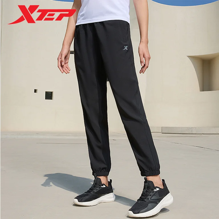 Xtep Woven Sports Pants For Women 2023 Summer Comfortable Pants Quick-Drying Breathable Bottoms 877228980260